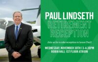 Paul Lindseth’s retirement reception is Wednesday, Nov. 30