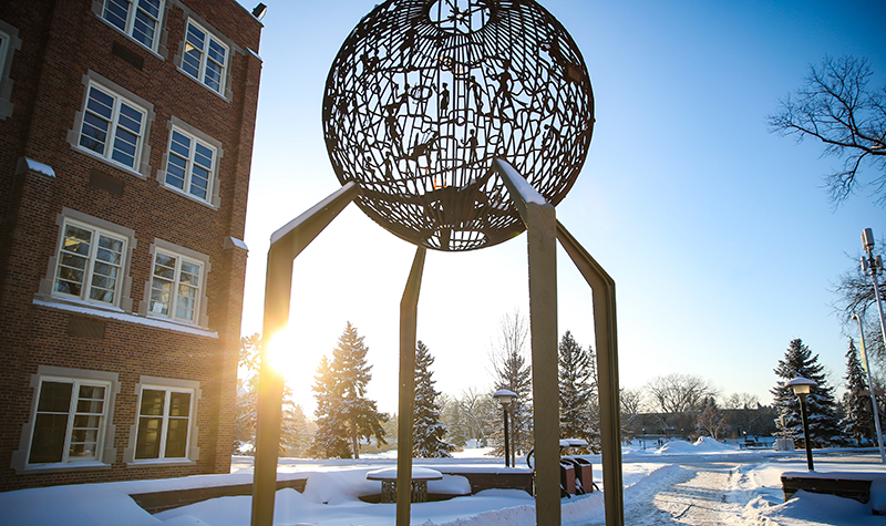Eternal Flame during winter
