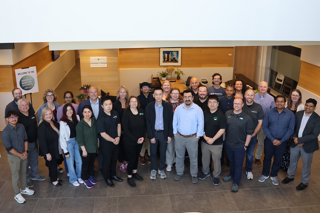 Group photo of participants in summer accelerator program
