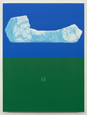 bubble and iceberg painting by Todd Hebert