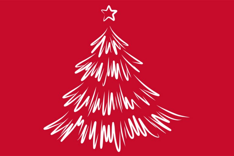 Illustration of holiday tree