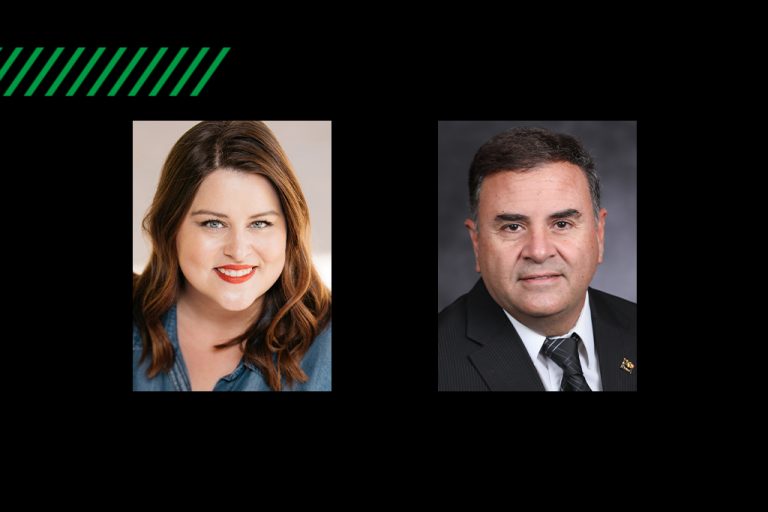 Headshots: Emily Cherry Oliver and Pablo de Leon