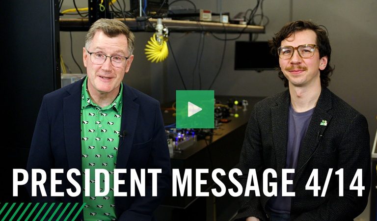 Watch the 4/14 president message