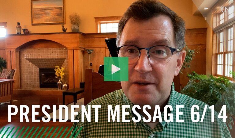 Link to president video message