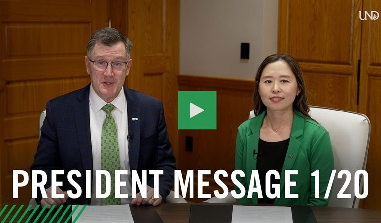 Watch the Jan. 20 president message