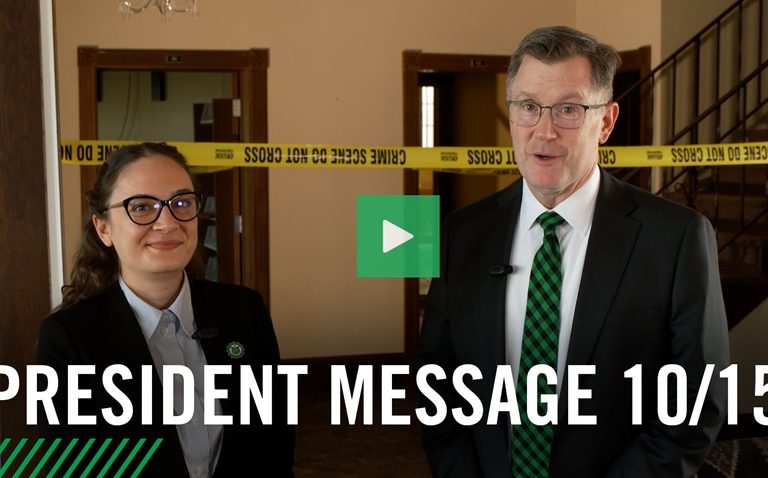Link to Oct. 15 president message