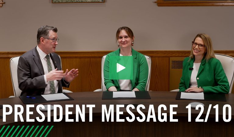 Watch the Dec. 10 video message