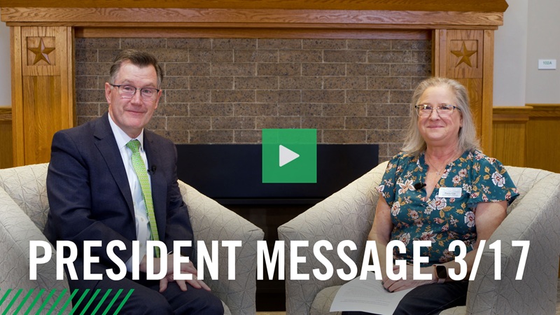 Watch the March 17 video message
