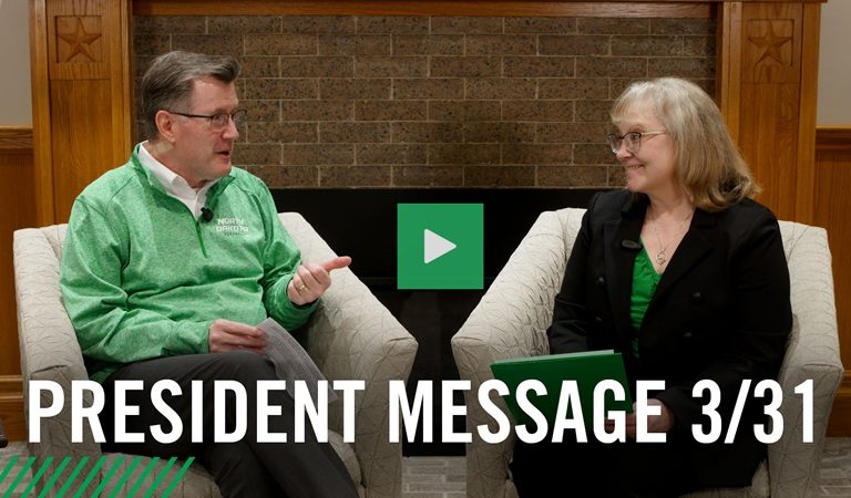 Watch the March 31 president video message