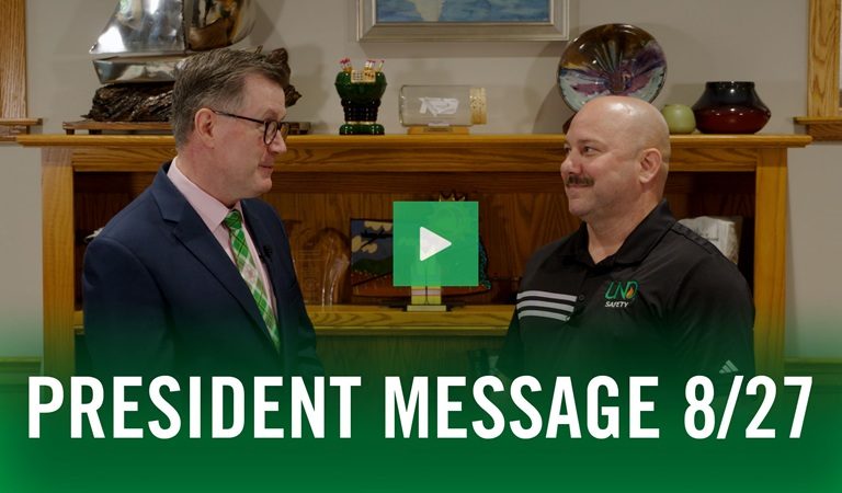Watch the Aug. 27 president message