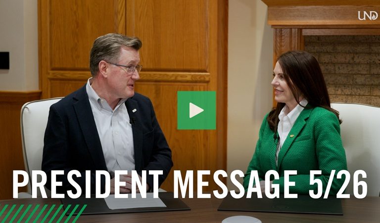 Watch the May 26 video message