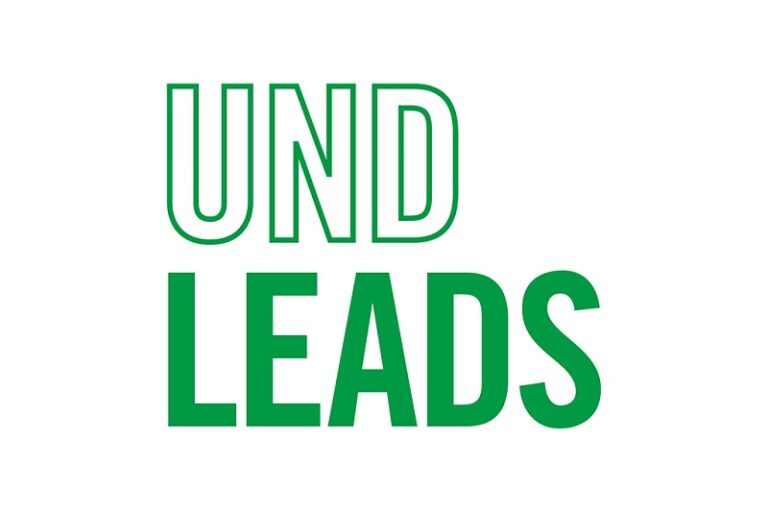 UND LEADS logo