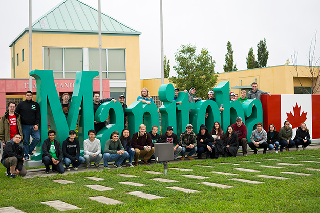 About 35 students – mostly freshmen – from the UND Department of Aviation -- piled into a bus on Sept. 16 for a daylong journey north of the border. The trip was the first of many “Weekends in Winnipeg” trips organized by the UND International Center as a way to give students an accessible international experience. 