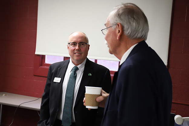 Brad Rundquist, dean of the College of Arts & Science and lead on the Atlas, says most students in the class aren't from the state. Many come away from the experience with a greater appreciation for North Dakota. Photo by Connor Murphy/UND Today.
