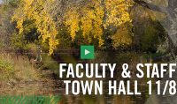 VIDEO: Faculty & Staff Town Hall