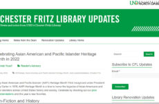 Click on the image to visit the original Chester Fritz Library Updates post, ‘Celebrating Asian American and Pacific Islander Heritage Month in 2022.’ Web screenshot.
