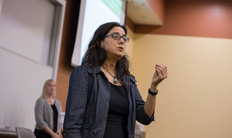 Debbie Storrs speaking