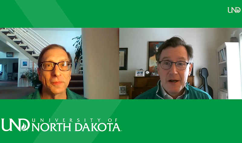 Split image of Joshua Wynne and Andrew Armacost