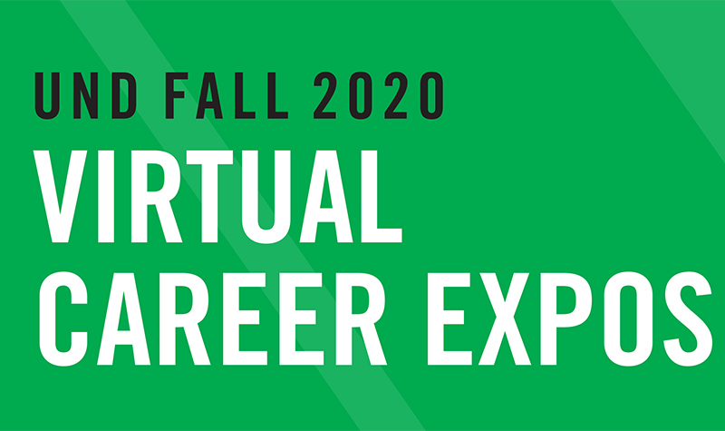UND fall 2020 virtual career expos