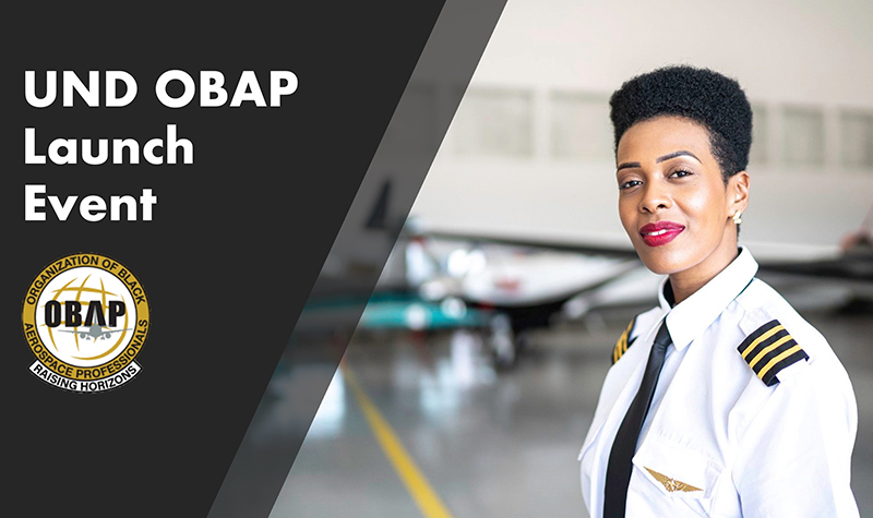 Flyer for UND Organization of Black Aerospace Professionals