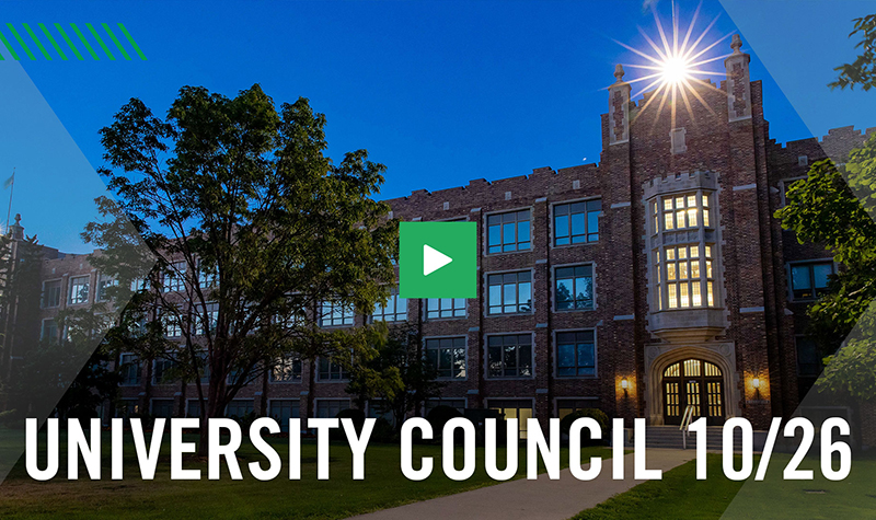 University council 10/26