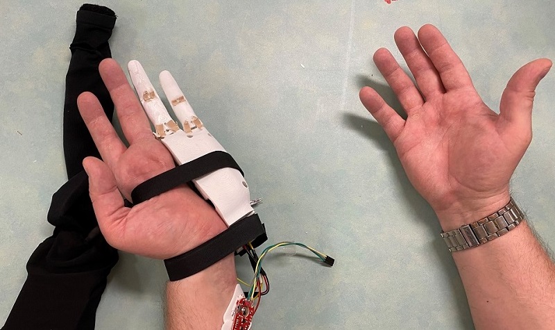 Prototype prosthetic glove