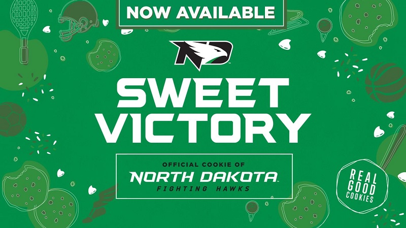 Sweet victory official cookie of the north dakota fighting hawks