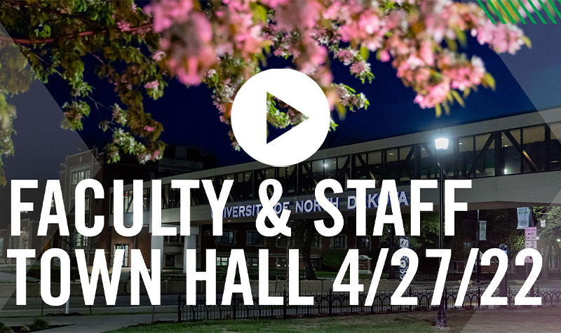 Link to faculty and staff town hall 4/27/22
