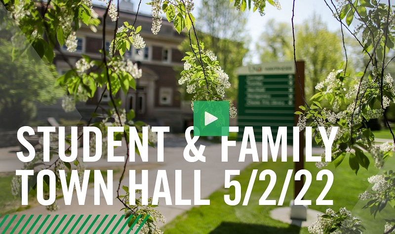 Link to student and family town hall 5/2/22