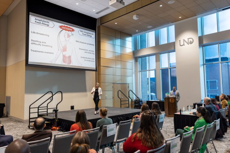 Danielle Germundson-Hermanson on stage