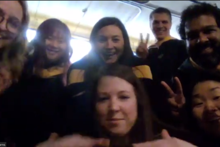 UND social work graduate students
