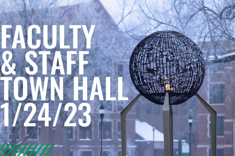 Faculty and staff town hall 1/24