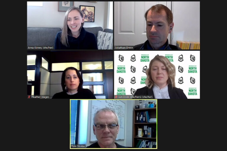 Panelists on zoom call