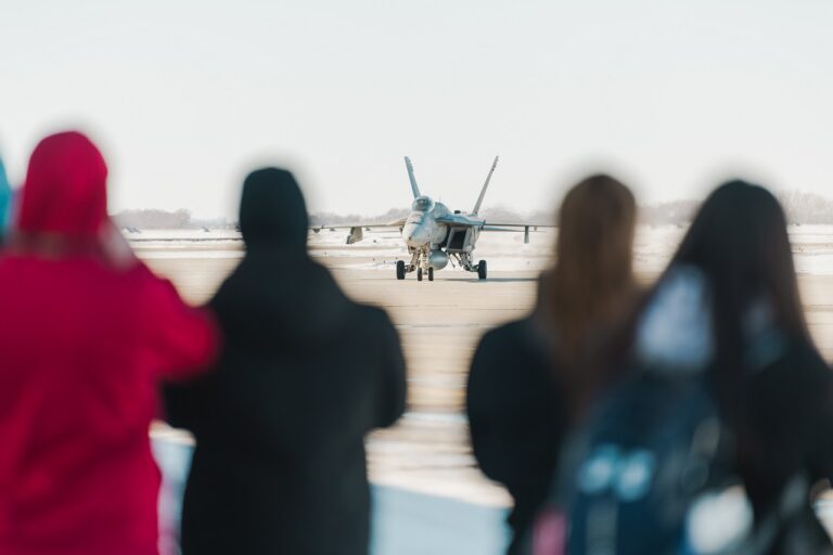 F/A-18 Hornet on runway