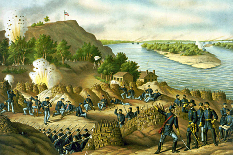 Illustration of Battle of Vicksburg