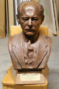 brass bust