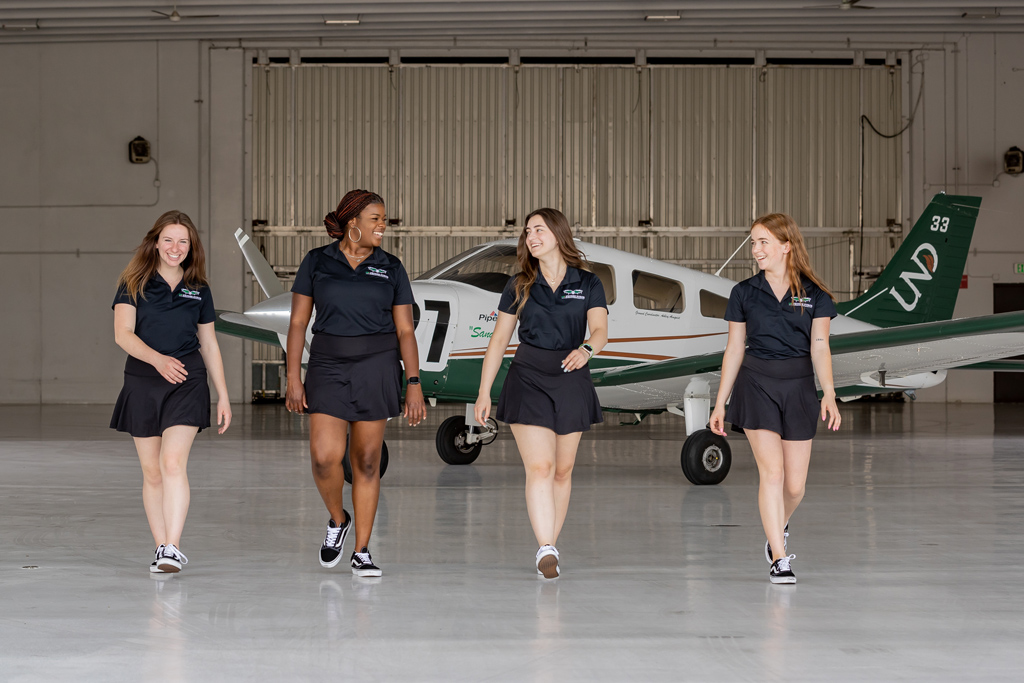 2023 UND Air Race Classic team