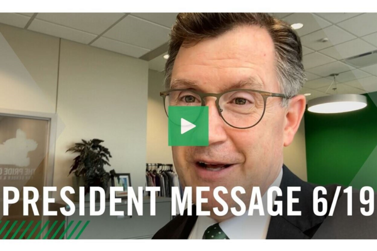 President message 6/19