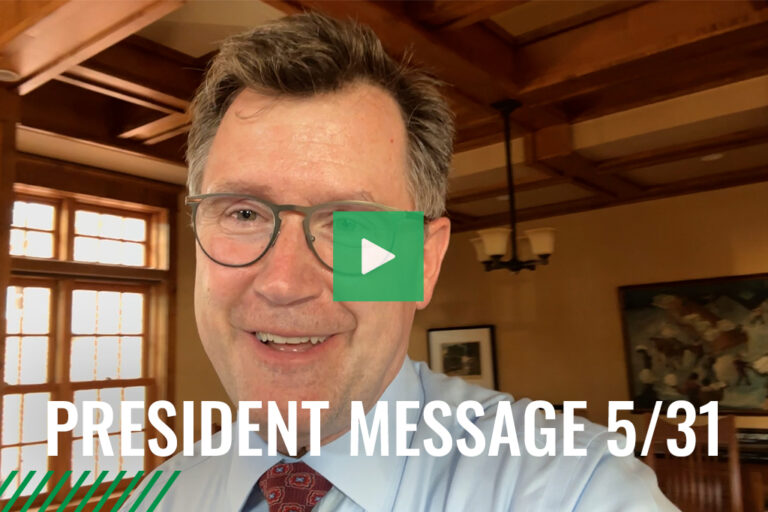President message 5/31