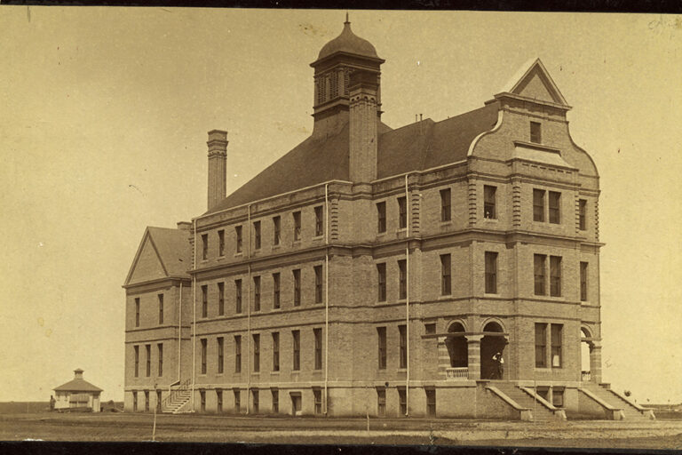 Old Main shortly after construction