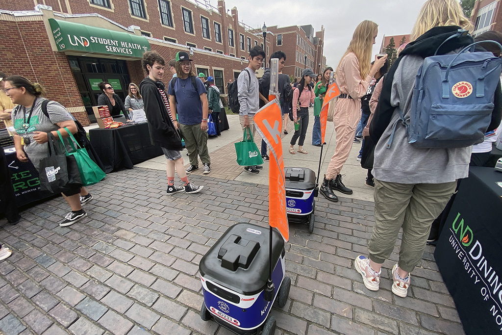 Kiwibots on campus