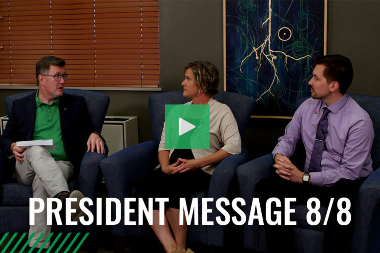 President message 8/8