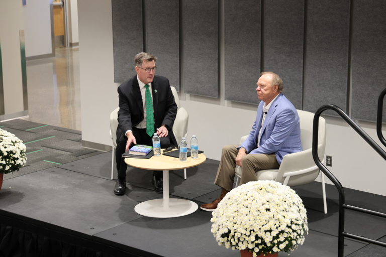 Andrew Armacost and Harold Hamm