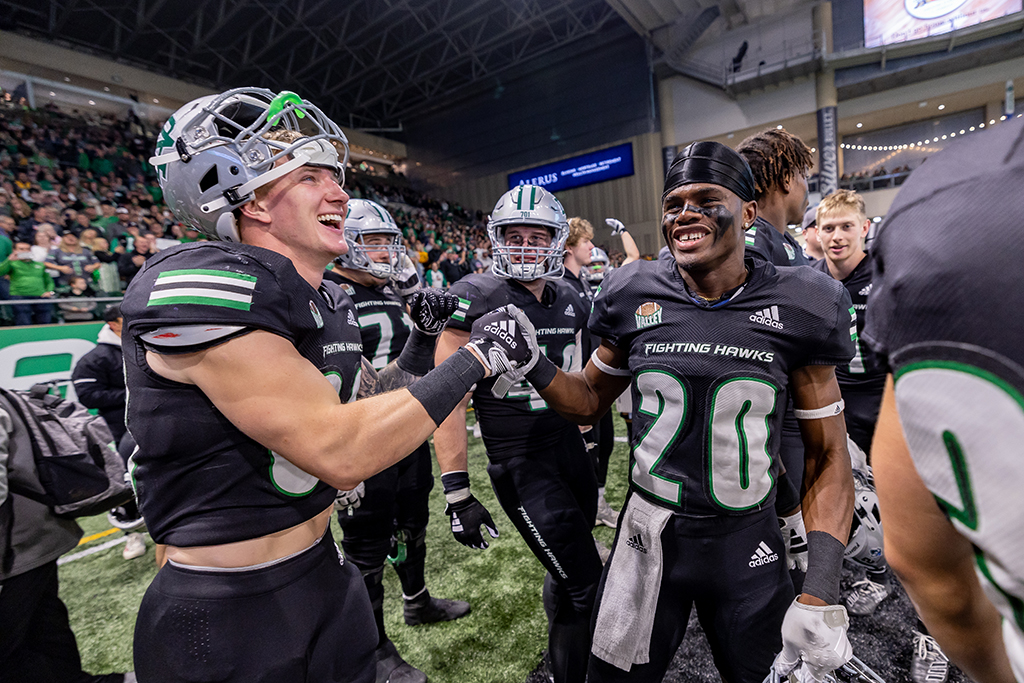 Players celebrating