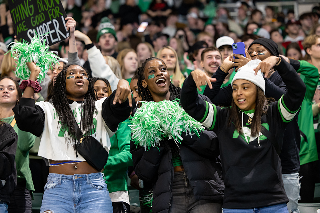 Fans cheering