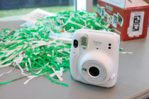 Closeup of camera