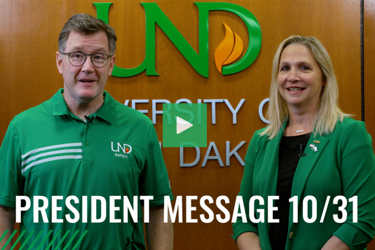 President message 10/31
