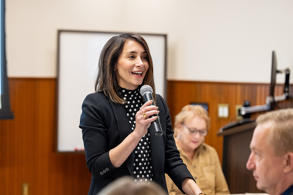 Laura Link speaking