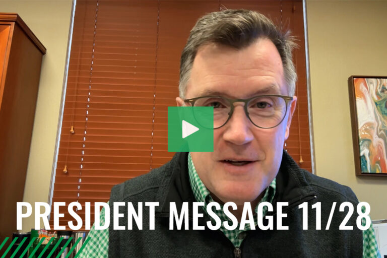 President message 11/28