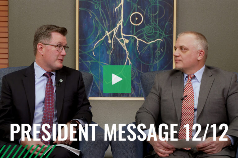 President message 12/12